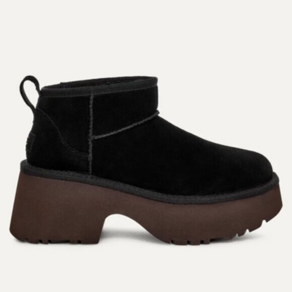 UGG Classic Ultra Mini New Heights Women's Ankle Boot - Picture 4 of 9